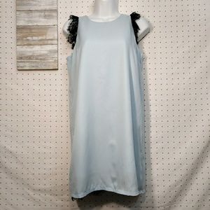 Zara Light Blue Mini Shift Dress sz S